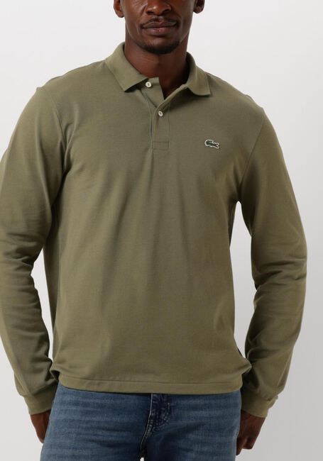 Groene LACOSTE Polo 1HP2 MEN LONG SLEEVED BEST POLO - large