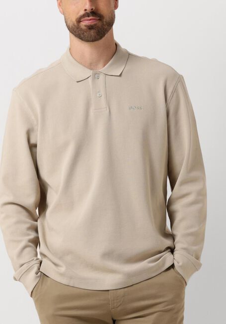 Beige BOSS Polo PATEMPESTO LONG - large