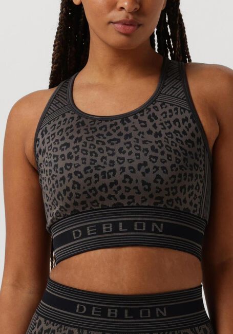 Zwarte DEBLON SPORTS Top JOY SEAMLESS TOP - large