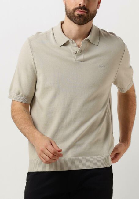 Beige BOSS Polo ASAC_P - large