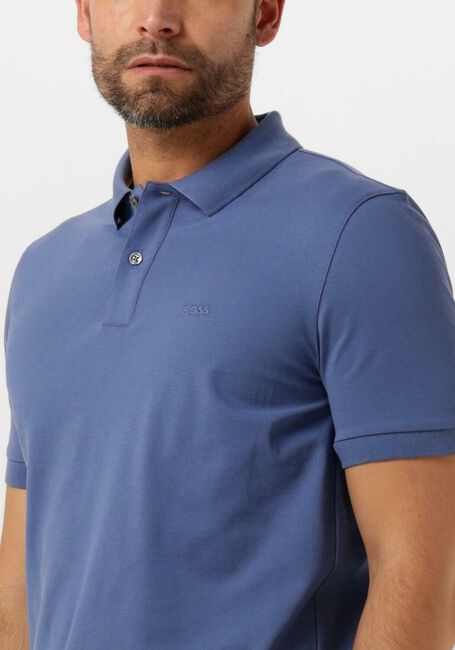 Blauwe BOSS Polo PALLAS - large