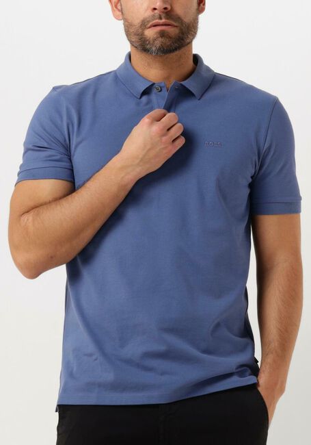 Blauwe BOSS Polo PALLAS - large