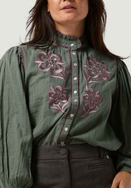 Khaki ANTIK BATIK Blouse ANOUKI BLOUSE - large