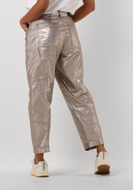 Bronzen SUMMUM Pantalon LOOSE TAPERED PANTS FOIL COATED TWILL - large