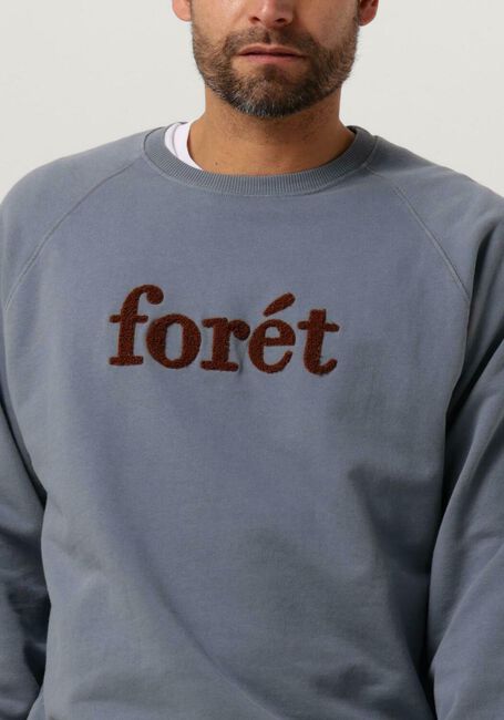 Blauwe FORÉT Sweater SPRUCE SWEATSHIRT - large