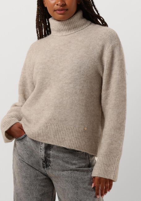 Beige MOS MOSH Coltrui AIDY THORA ROLLNECK KNIT - large