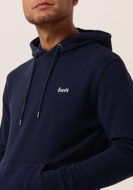 Donkerblauwe FORÉT Sweater DEAR HOODIE - large