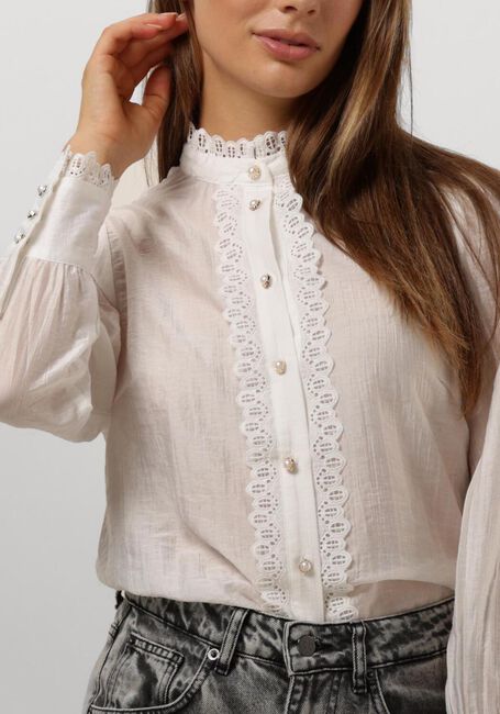 Witte CO'COUTURE Blouse ANGIE ANGLAISE SHIRT - large