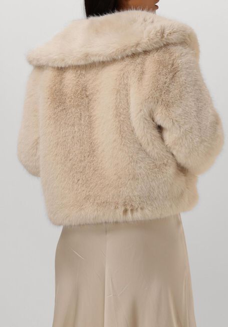 Beige ALTER EGO Faux fur jas MOLLY - large