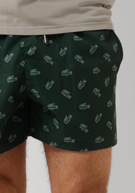 Groene LACOSTE Zwembroeken 1HM1 MEN'S SWIMMING TRUNKS - large