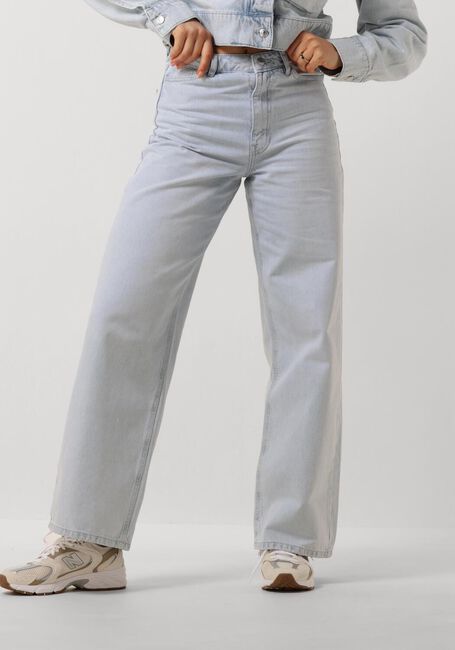 Lichtblauwe SECOND FEMALE Wide jeans FIRA JEANS - large