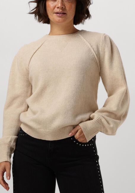 Beige RUBY TUESDAY Trui VAIL DETAILED PULLOVER - large