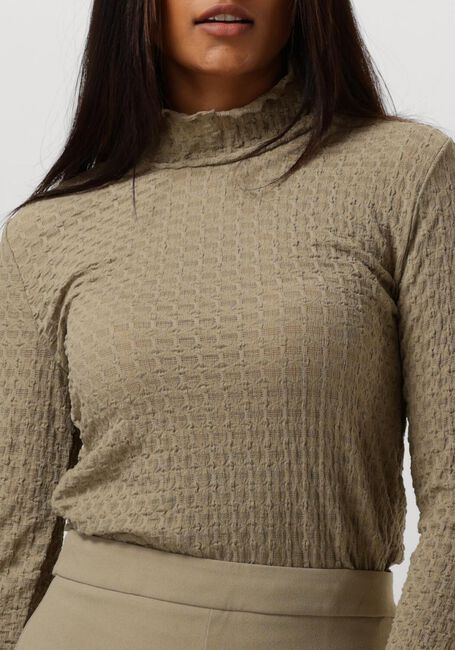 Groene DANTE 6 Trui ZANE STRUCTURED LAYERING TOP - large