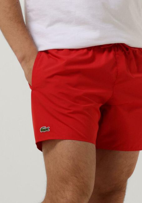 Rode LACOSTE Zwembroeken 1HM1 MEN'S SWIMMING TRUNKS 1121 - large