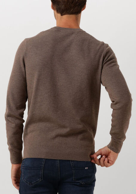 Taupe PROFUOMO Trui PULLOVER CREW NECK - large