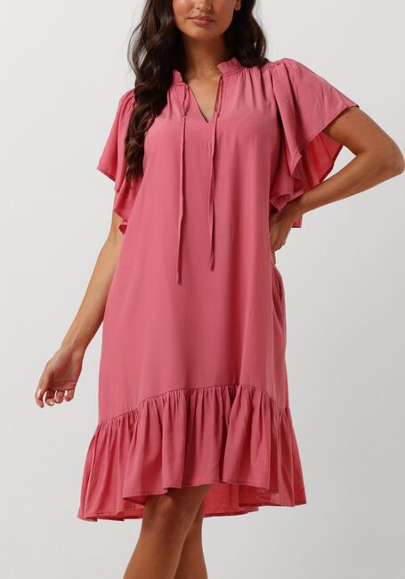 Roze CO'COUTURE Mini jurk TORA FRILL DRESS - large