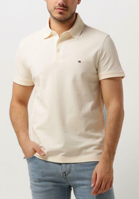 Beige TOMMY HILFIGER Polo 1985 SLIM POLO - large