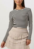 SELECTED FEMME ANNA LS CREW NECK TEE STRIPE - medium