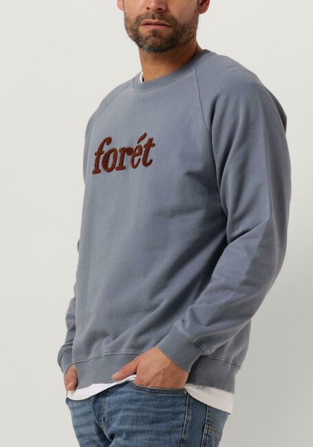 Blauwe FORÉT Sweater SPRUCE SWEATSHIRT - large