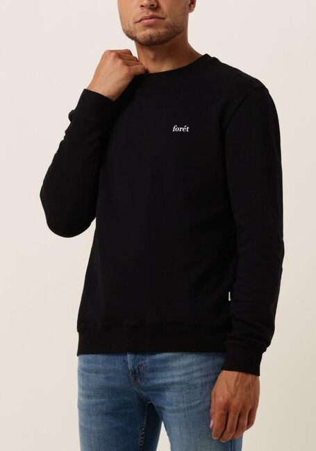 Zwarte FORÉT Trui ASH SWEATSHIRT - large