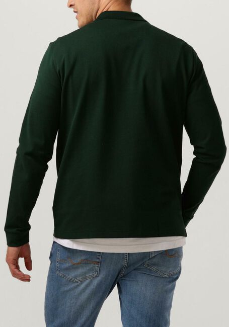 Donkergroene LACOSTE Polo 1HP2 MEN LONG SLEEVED BEST POLO - large