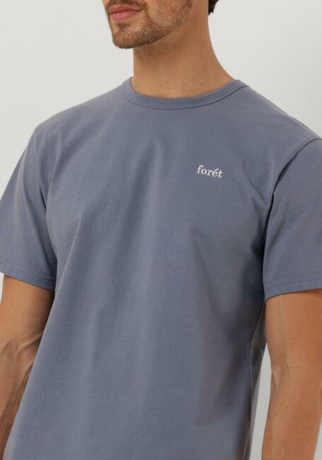 Blauwe FORÉT T-shirt BASS T-SHIRT - large