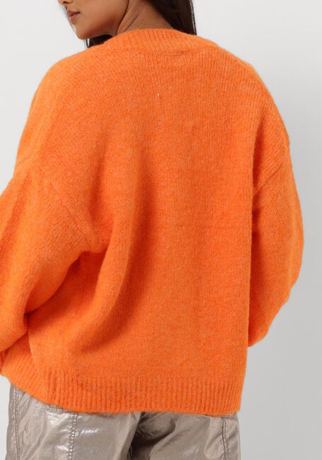 Oranje SUMMUM Vest PUFF SLEEVE CARDIGAN COZY MELANGE KNIT - large