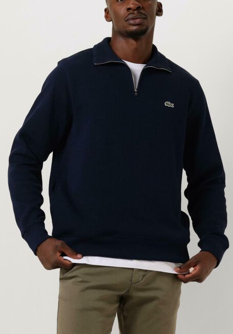 Donkerblauwe LACOSTE Trui 1HS1 MEN SWEATSHIRT ZIP - large