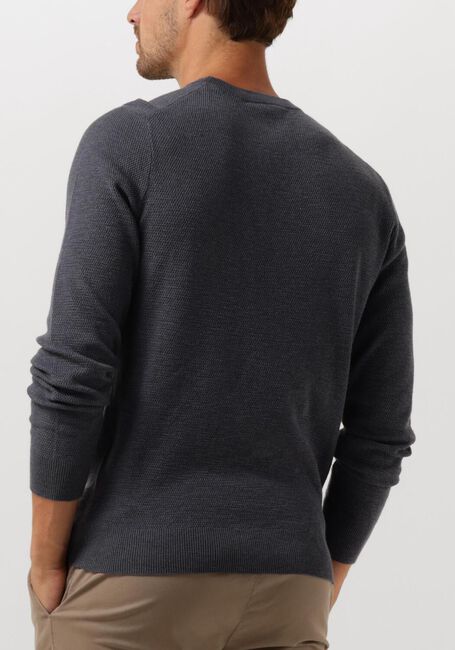 Blauwe PROFUOMO Trui PULLOVER CREW NECK - large