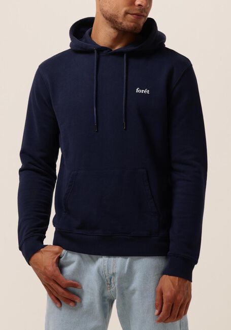 Donkerblauwe FORÉT Sweater DEAR HOODIE - large