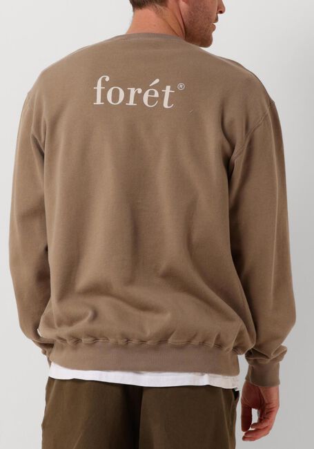 Taupe FORÉT Trui STILL SWEATSHIRT - large