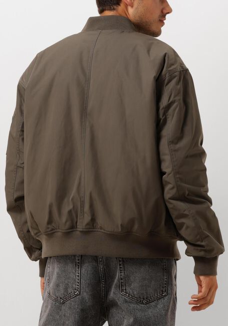 Donkergroene FORÉT Jack BOW BOMBER JACKET - large