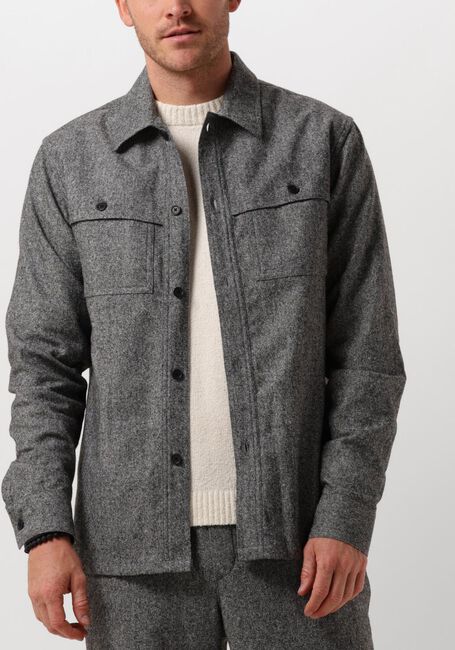 Grijze THE GOODPEOPLE Overshirt SOLVA - large