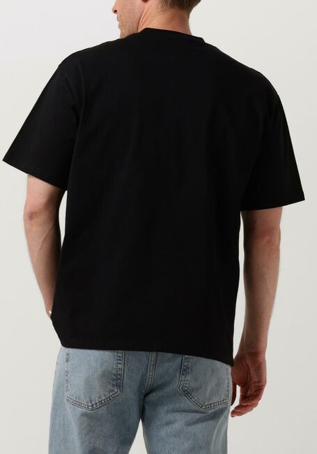 Zwarte WOODBIRD T-shirt WBBAINE BASE TEE - large