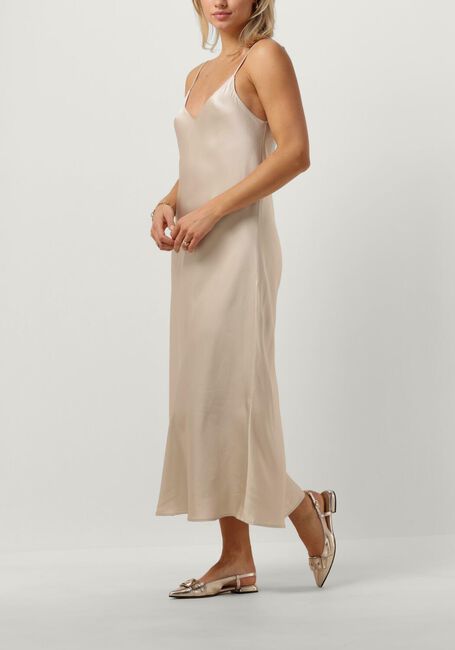 Beige RESORT FINEST Midi jurk SLIP DRESS - large