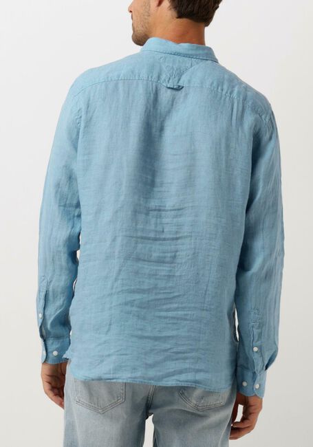 Blauwe TOMMY HILFIGER Casual overhemd PIGMENT DYED LI SOLID RF SHIRT - large