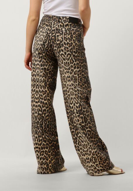 Leopard CO'COUTURE Straight leg jeans LEO DENIM PANEL PANT - large